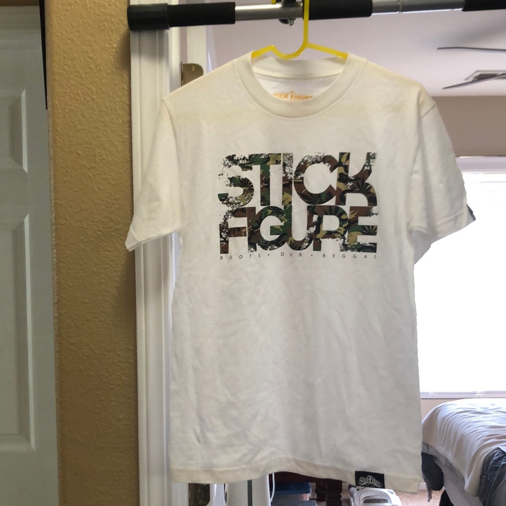 Stick figure band music shirt